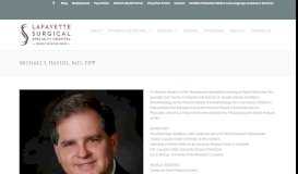 
							         Michael S. Haydel, M.D., FIPP - Lafayette Surgical Specialty Hospital								  
							    