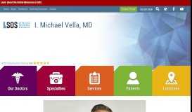 
							         Michael Vella | Orthopedic Doctors | Syracuse Orthopedic Specialists								  
							    