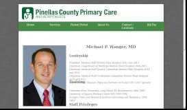 
							         Michael Wanger, MD - Pinellas County Primary Care and								  
							    