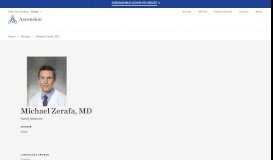 
							         Michael Zerafa MD - Family Medicine | Ascension								  
							    