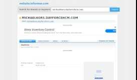 
							         michaelkors.dayforcehcm.com at Website Informer. Dayforce ...								  
							    