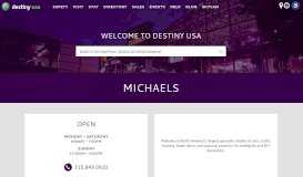 
							         Michaels - Destiny USA								  
							    