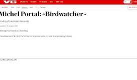 
							         Michel Portal: «Birdwatcher» - VG								  
							    