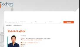 
							         Michelle Bradfield - Dechert LLP								  
							    