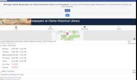
							         Michigan Digital Newspapers at Clarke Historical Library - About ...								  
							    