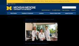 
							         Michigan Medicine Careers and Employment | Michigan Medicine								  
							    