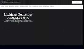 
							         Michigan Neurology Associates & PC: Neurologists: Clinton Township ...								  
							    