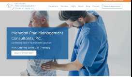 
							         Michigan Pain Management Consultants | Pain Clinics in Michigan								  
							    