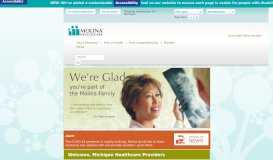 
							         Michigan Providers Marketplace - Molina Healthcare								  
							    