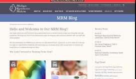
							         Michigan Reproductive Medicine Blog								  
							    