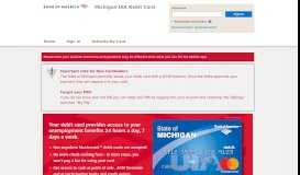 
							         Michigan UIA Debit Card - Home Page - Bank of America								  
							    