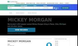 
							         Mickey Morgan: Address + Phone Number for 72 People (Records ...								  
							    