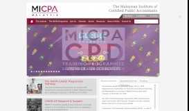 
							         MICPA - The Malaysian Institute Of Certified Public Accountants								  
							    