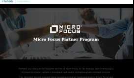 
							         Micro Focus Partner Program | TechData								  
							    
