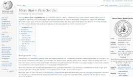 
							         Micro Star v. FormGen Inc. - Wikipedia								  
							    