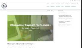 
							         MicroMarket Payment Technologies - 365 Retail Markets								  
							    