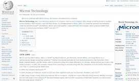 
							         Micron Technology - Wikipedia								  
							    