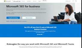 
							         Microsoft 365 Business | Microsoft								  
							    