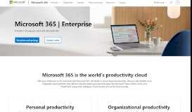 
							         Microsoft 365 Enterprise								  
							    
