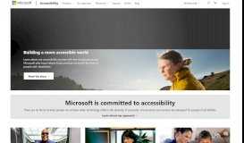 
							         Microsoft accessibility								  
							    