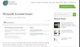 
							         Microsoft Account Issues (Live ID, PartnerSource, CustomerSource)								  
							    