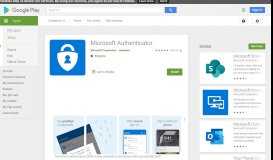 
							         Microsoft Authenticator - Apps on Google Play								  
							    