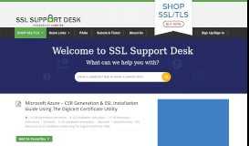 
							         Microsoft Azure – CSR Generation & SSL Installation Guide Using The ...								  
							    