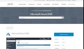 
							         Microsoft Azure DNS extension - Plesk								  
							    