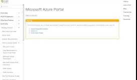 
							         Microsoft Azure Portal — Chef Docs								  
							    