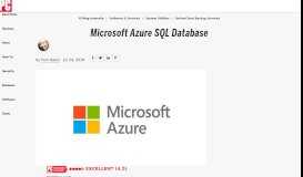 
							         Microsoft Azure SQL Database - Review 2018 - PCMag Australia								  
							    