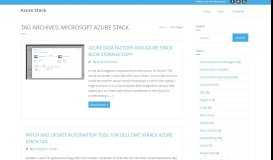
							         Microsoft Azure Stack | Azure Stack								  
							    
