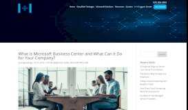 
							         Microsoft Business Center | What It Can Do For Your Company								  
							    