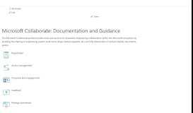 
							         Microsoft Collaborate documentation - Collaborate | Microsoft Docs								  
							    