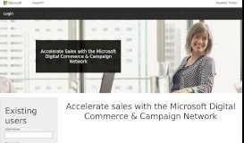 
							         Microsoft Digital Commerce & Campaign Network								  
							    