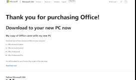 
							         Microsoft - Download Office - Microsoft Office - Office 365								  
							    