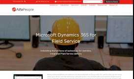 
							         Microsoft Dynamics 365 for Field Service | AlfaPeople-Global								  
							    