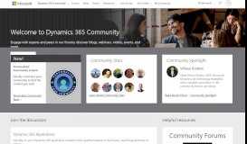 
							         Microsoft Dynamics Community - Forums, Blogs, Videos, Support								  
							    