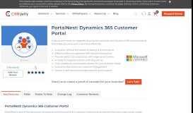 
							         Microsoft Dynamics CRM Customer Portal, MS CRM Self Service ...								  
							    
