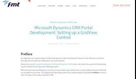 
							         Microsoft Dynamics CRM Portal Development: Setting up a GridView ...								  
							    