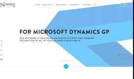 
							         Microsoft Dynamics GP Credit Card Processing and Online Bill Pay								  
							    