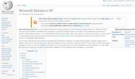 
							         Microsoft Dynamics GP - Wikipedia								  
							    