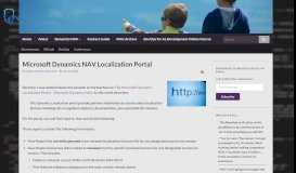 
							         Microsoft Dynamics NAV Localization Portal – waldo's blog								  
							    