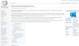 
							         Microsoft Exchange Server - Wikipedia								  
							    