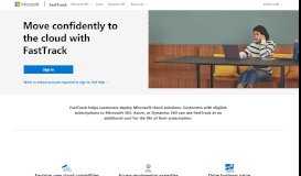 
							         Microsoft FastTrack, move to the cloud with confidence								  
							    