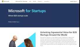 
							         Microsoft for Startups – Building Startups | Microsoft for Startups								  
							    