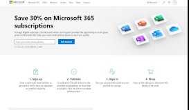 
							         Microsoft Home Use Program – Office 365 Discount								  
							    