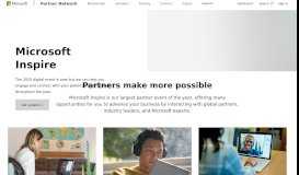 
							         Microsoft Inspire - Microsoft Partner Network								  
							    