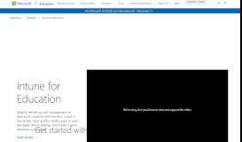 
							         Microsoft Intune for Education								  
							    
