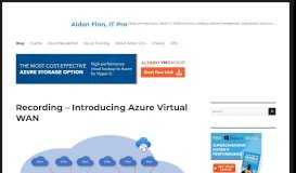 
							         Microsoft Killing Off The Classic Azure Management Portal | Aidan ...								  
							    
