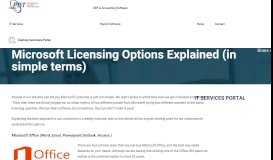 
							         Microsoft Licensing Options Explained (in simple terms) - Progressive ...								  
							    